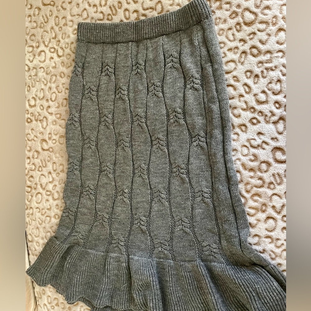 Sweater Dress Grey Skirt